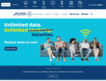 Tablet Screenshot of myaccess.ca